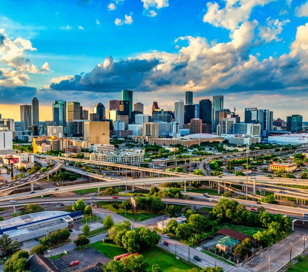 image of Houston skyline during the day